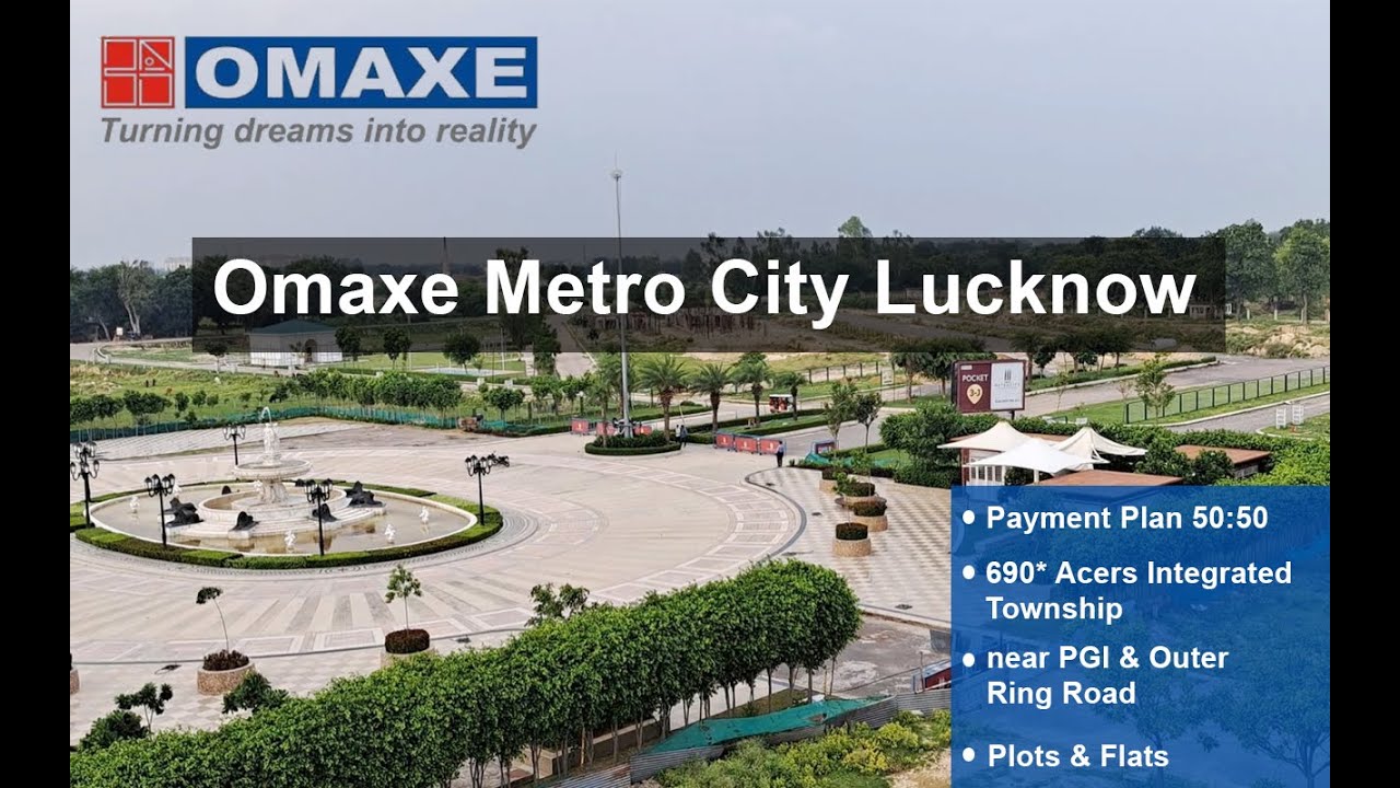 Plot for Sale in Omaxe Metro City Lucknow | Omaxe Lucknow Plots for Sale | Residential Plot in LKO