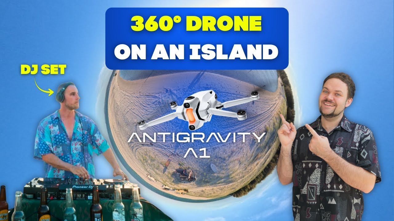 Antigravity A1 на тропическом острове - 360-градусный диджей-сет 🌴