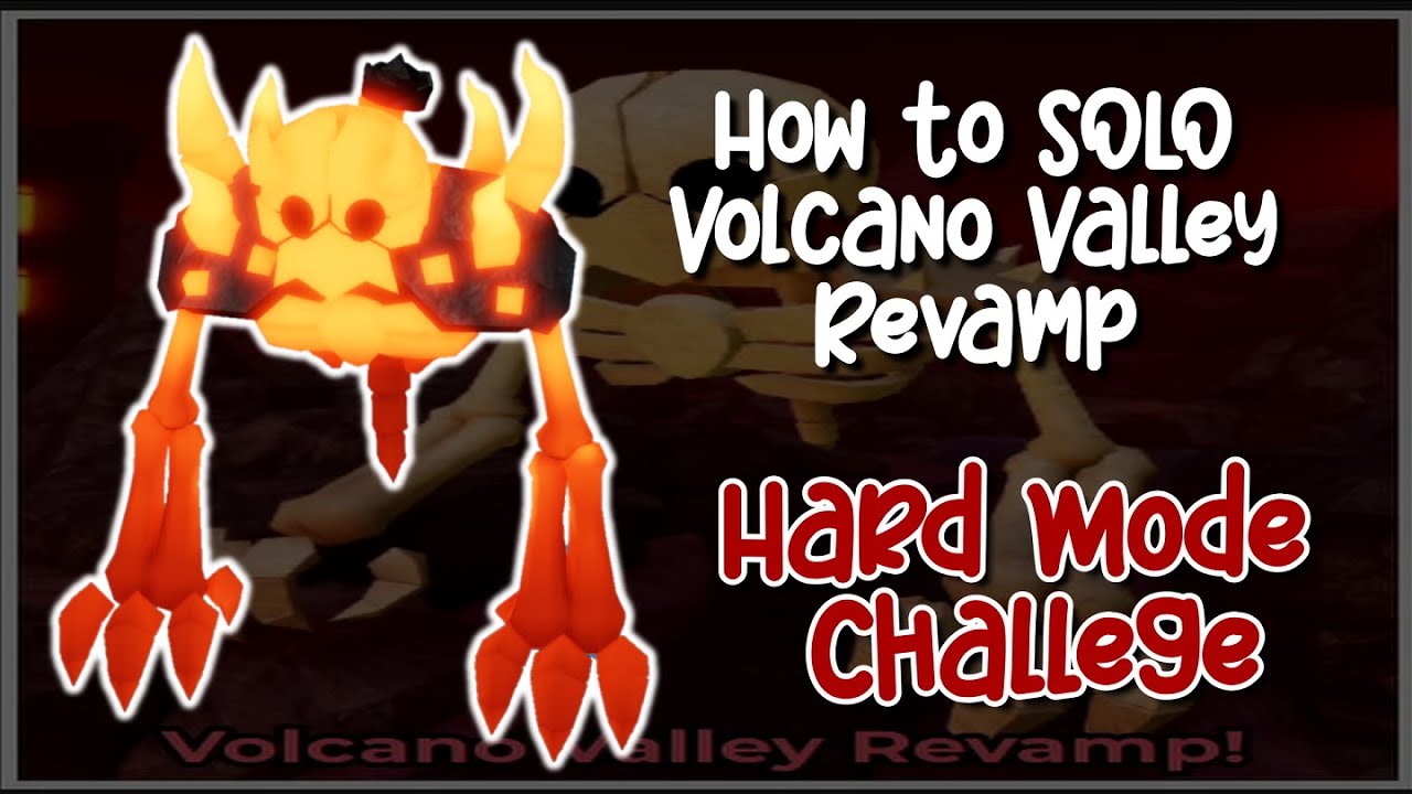 How to SOLO VOLCANO VALLEY REVAMP / Tower Heroes Roblox