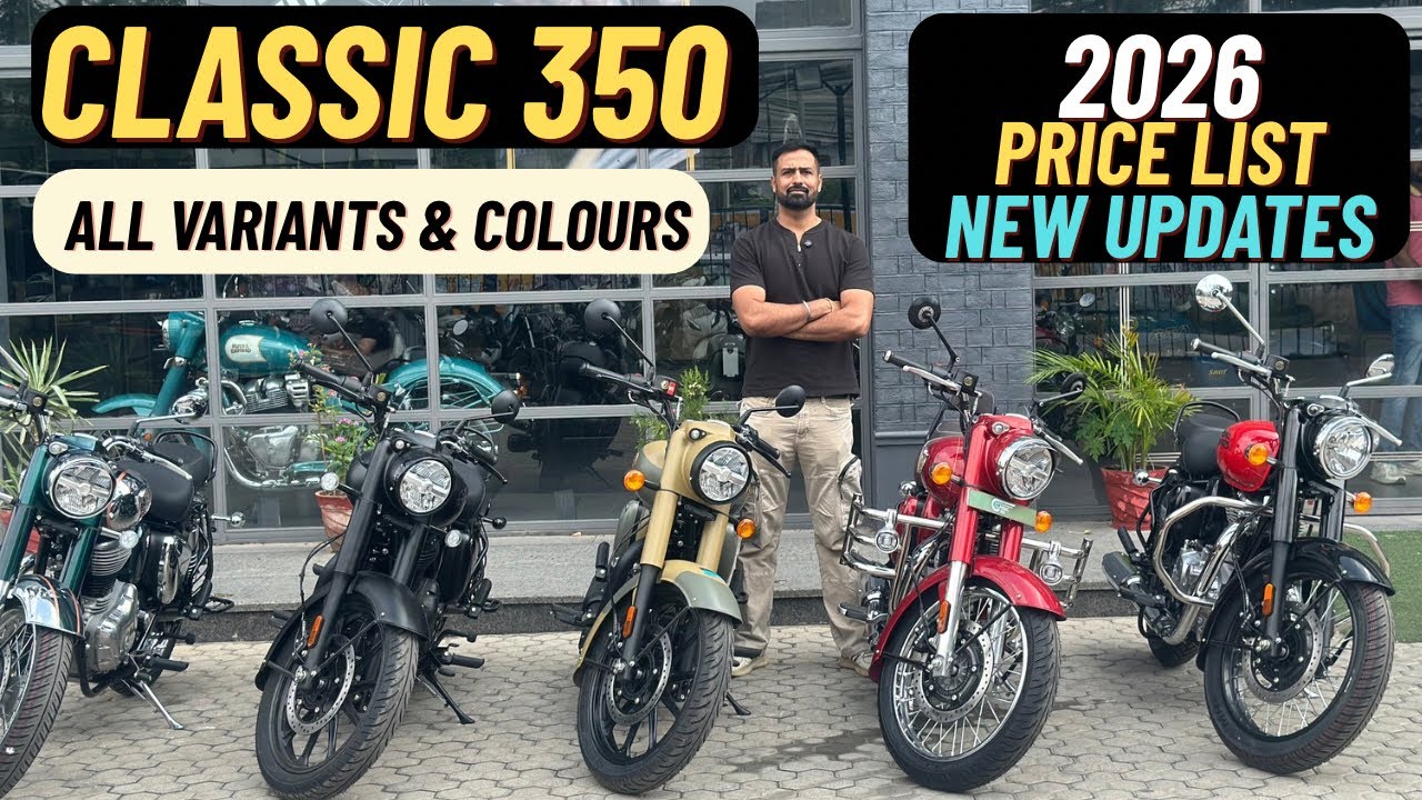 2026 Royal Enfield Classic 350 Price List | All Variants & Colours | New Updates