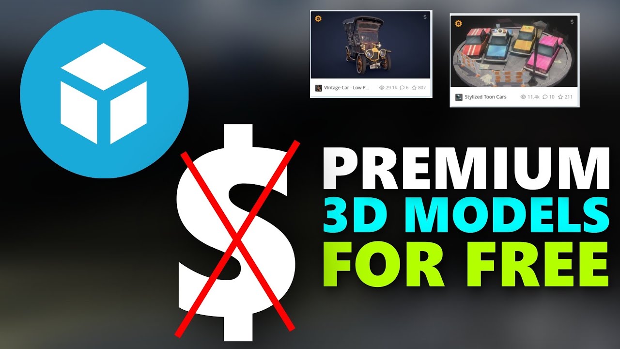 DOWNLOAD SKETCHFAB PREMIUM 3D ANIMATED MODELS ADDON | FREE 3D ANIMATIONS SKETCHFAB BLENDER PLUGIN