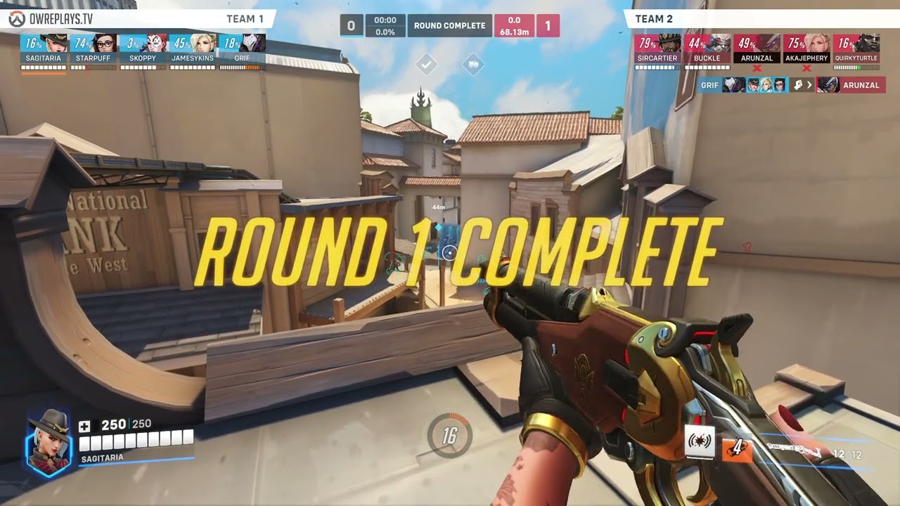 Ashe Gameplay after being coached by SAGITARIA — Overwatch 2 Replay FF3Y51