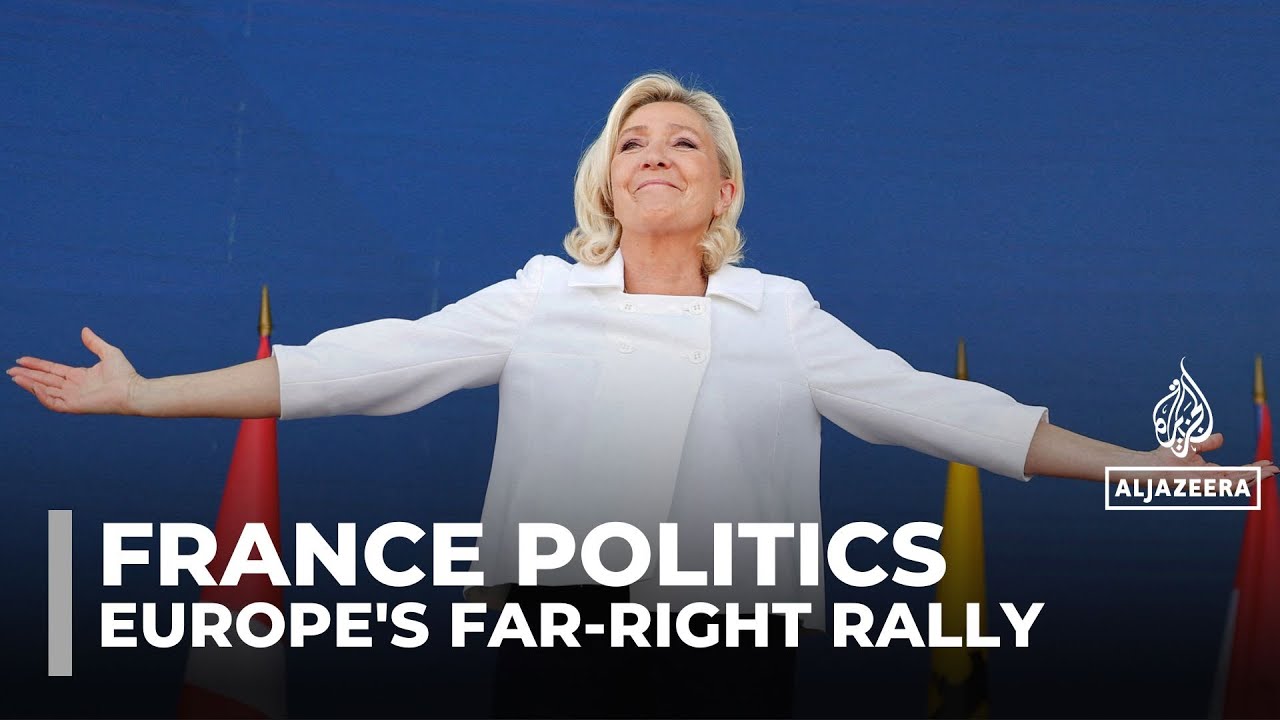 Europe's far-right leaders, hosted by Marine Le Pen, rally in France