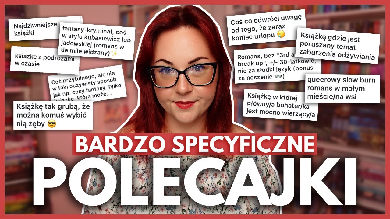 BARDZO SPECYFICZNE KSIĄŻKOWE POLECAJKI | tenis, queerowy slowburn, podr&oacute;że w czasie i dziwne książki