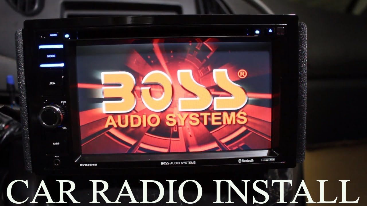 Как установить автомагнитолу (BOSS BVB9364RC)