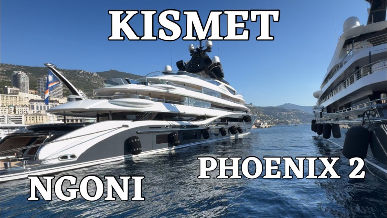 KISMET-NGONI-PHOENIX 2-UNICORN and many more Superyachts 1 week before Monaco Yacht Show 2024