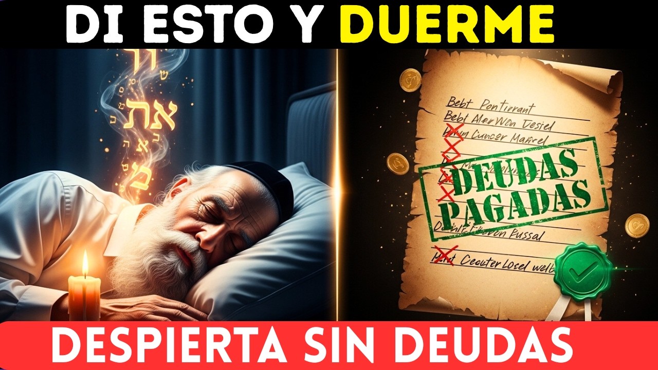 La ORACIÓN que los JUDÍOS MILLONARIOS dicen antes de DORMIR para despertar SIN DEUDAS.