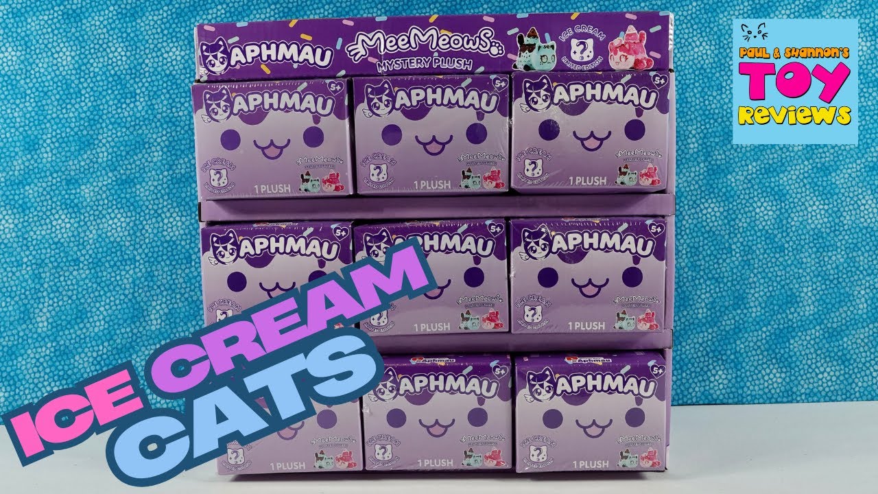 Unboxing Ice Cream Aphmau MeeMeows Mystery Blind Box Plush