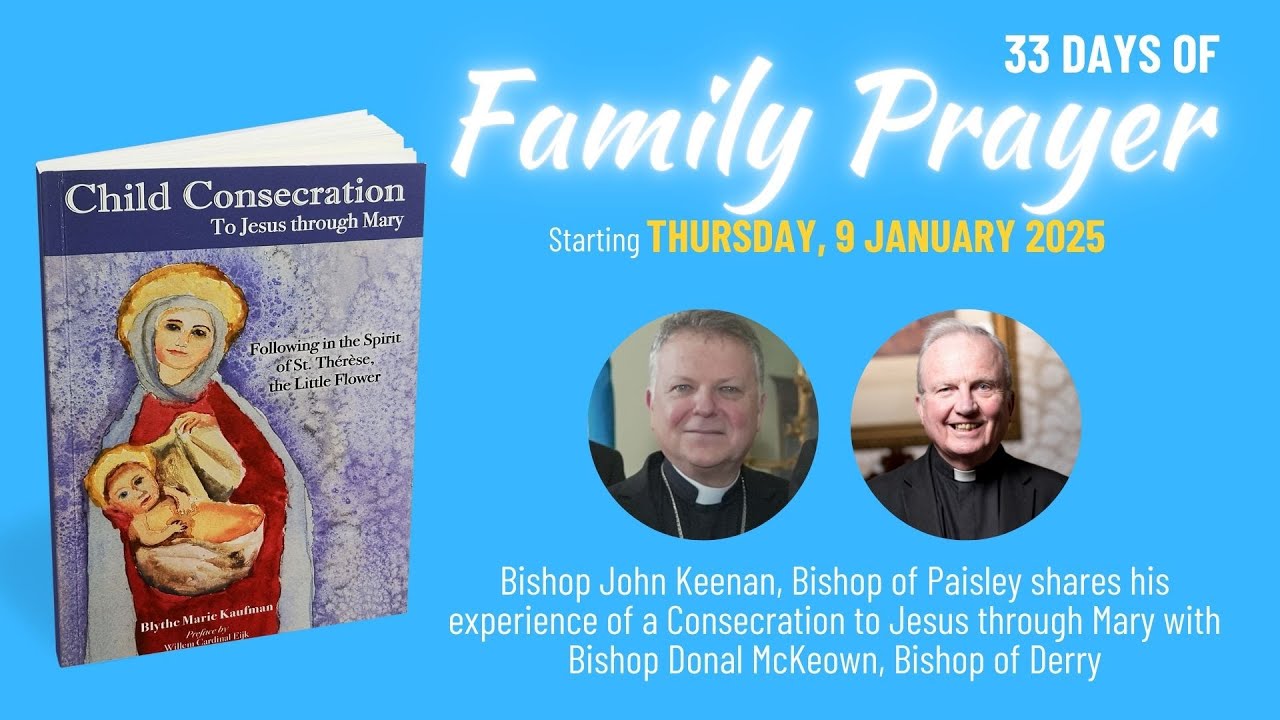 Bishop Keenan shares his experience of Consecration to Jesus through Mary with Bishop McKeown
