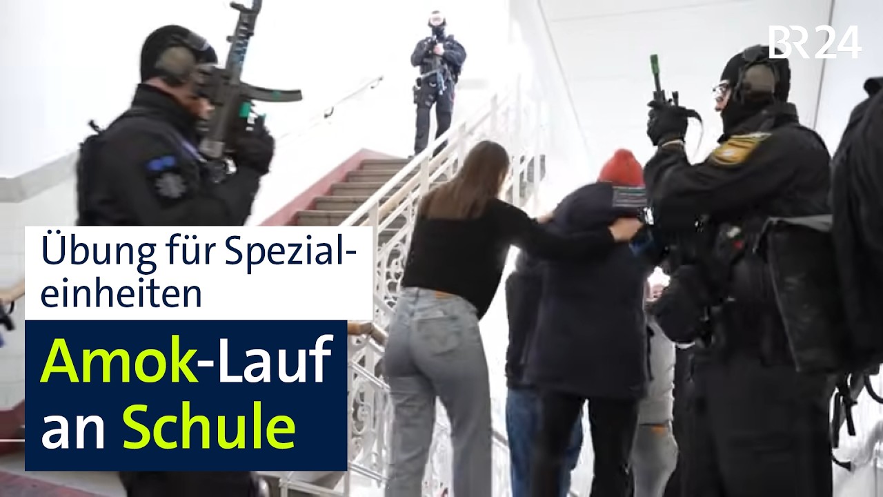 USK und SEK im Ernstfall-Modus: So wird für einen Amok-Lauf vorbereitet | BR24