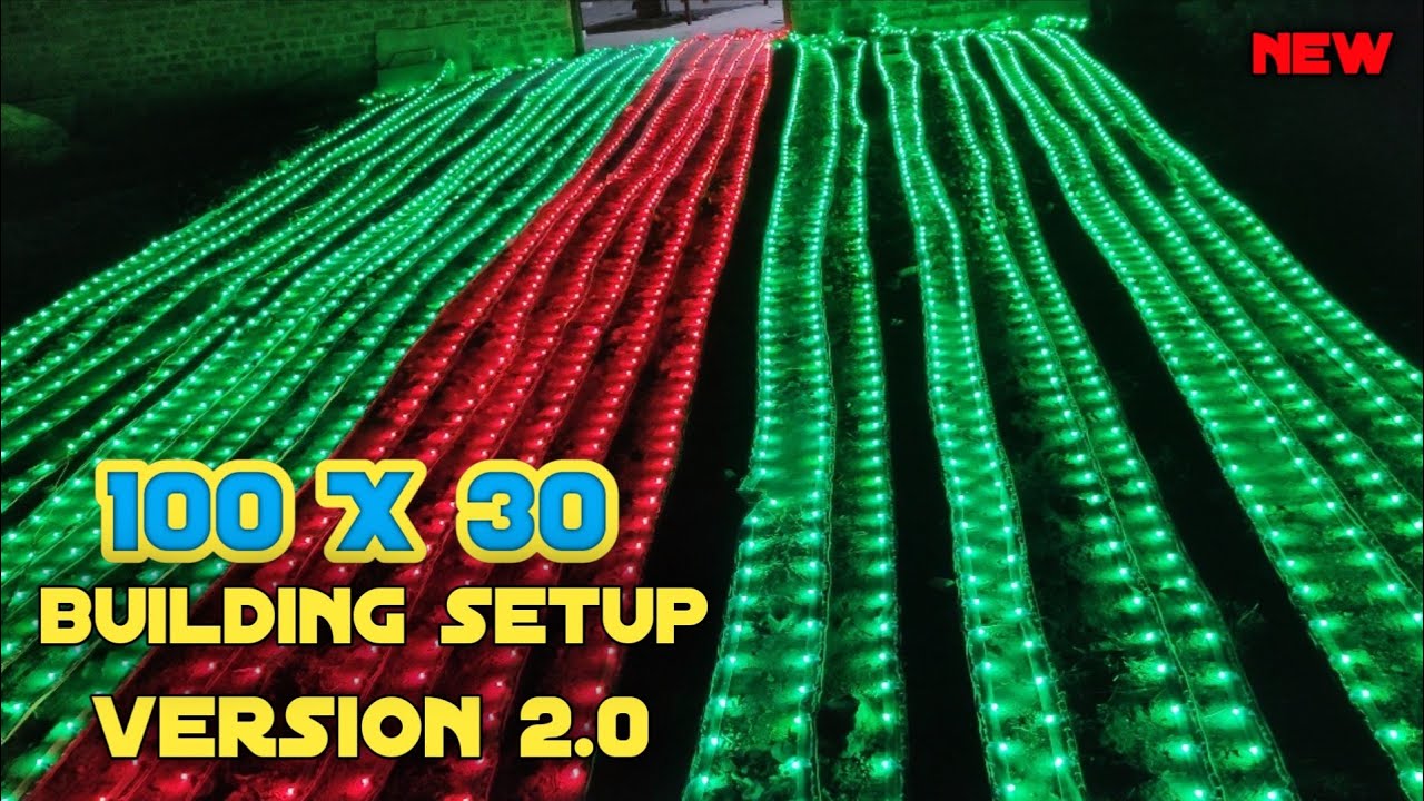 50*30 ( 20*30ft) building setup 2.0 #pixelledlights   Video #010