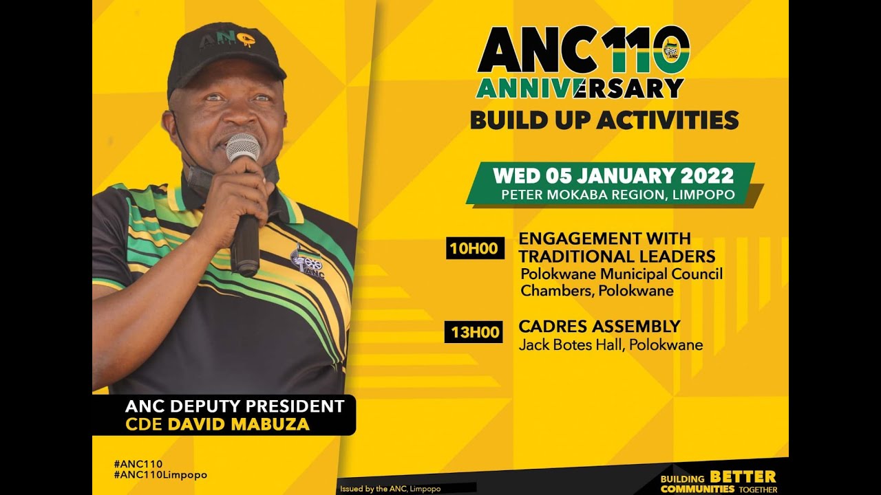 ANC deputy President David Mabuza is engaging with traditional leaders in Polokwane