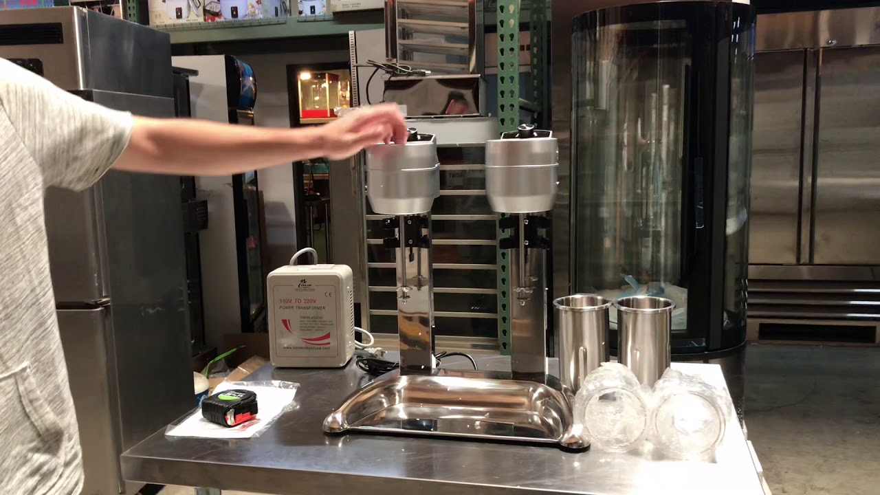 Milkshake Mixer Drink Milk Shake Maker Shaker Stainless Steel Electric Machine