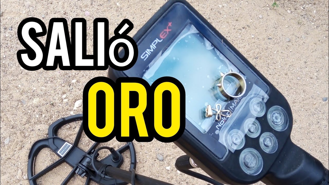 encontré oro 24k 🤔 y dinero con detector de metales/Nokta Makro Simplex