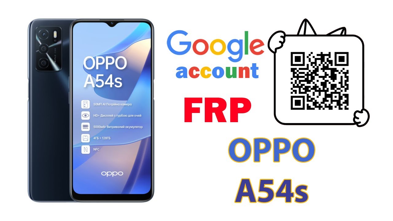 How to Bypass Google account FRP on OPPO A54s