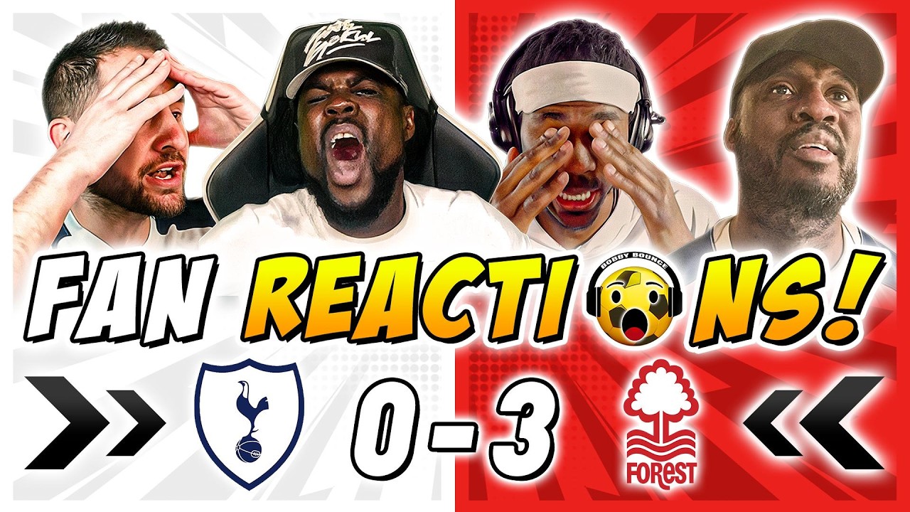 Spurs Fans DEVASTATED 😫 Reactions to Tottenham 0-3 Nottingham Forest | Premier League Fan Reactions