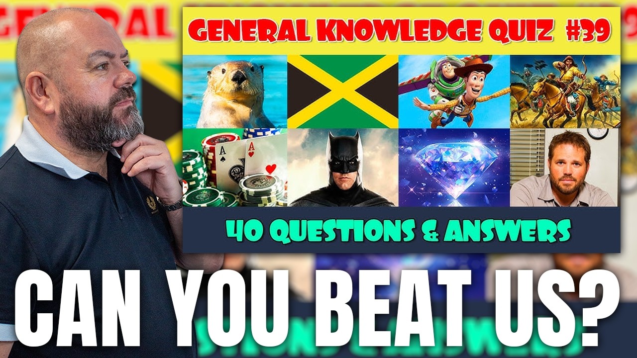 General Knowledge Trivia Quiz (Part 39) REACTION | OFFICE BLOKES REACT!!