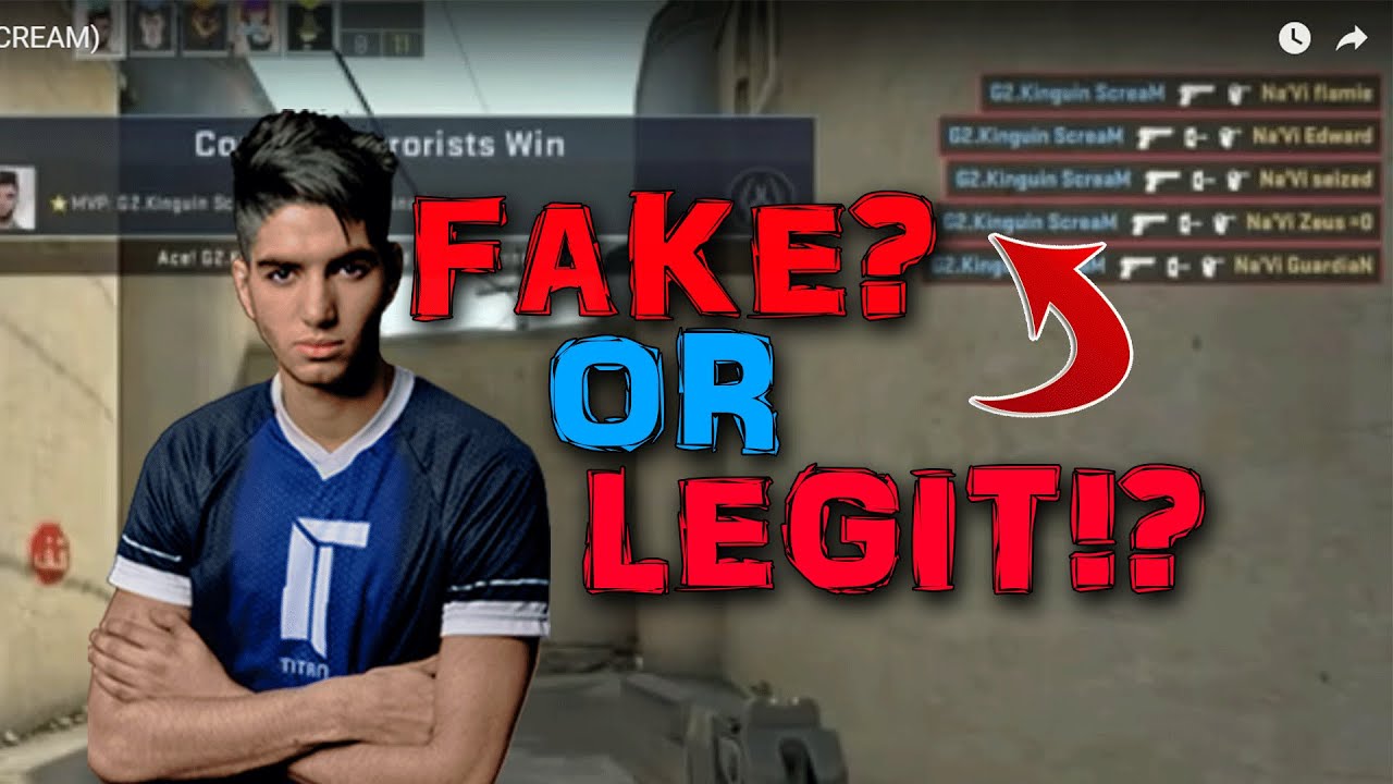 ScreaM FAKE 1 shot DEAGLE ACE? FAKE OR LEGIT?