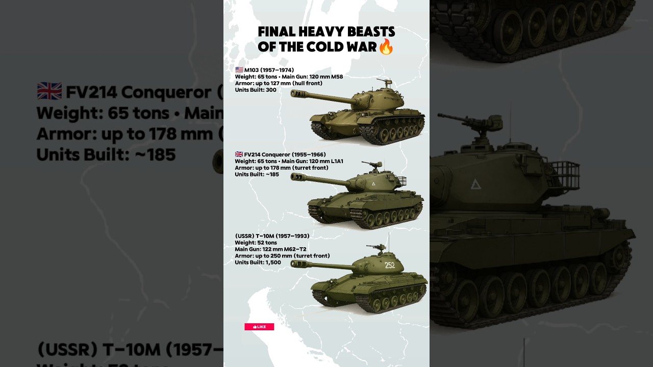 The Last Heavy Tanks of the Cold War🛡️