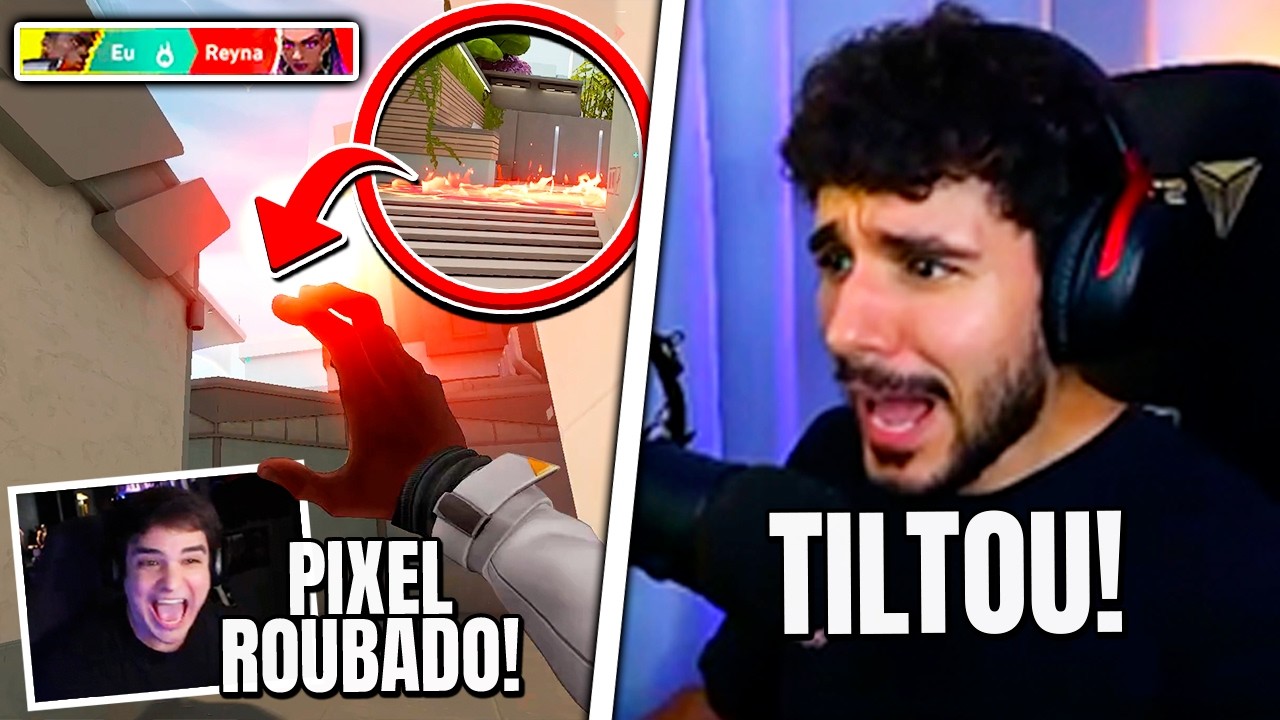 XAROLA ACERTOU PIXEL ROUBADO DE PHOENIX NA SPLIT! NYANG TILTOU COM SOVA - VALORANT CLIPS