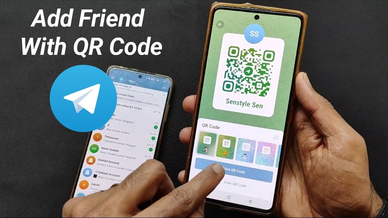 How To Scan Qr Code To Add Friend in Telegram || How To Scan Telegram QR Code To Add Contact