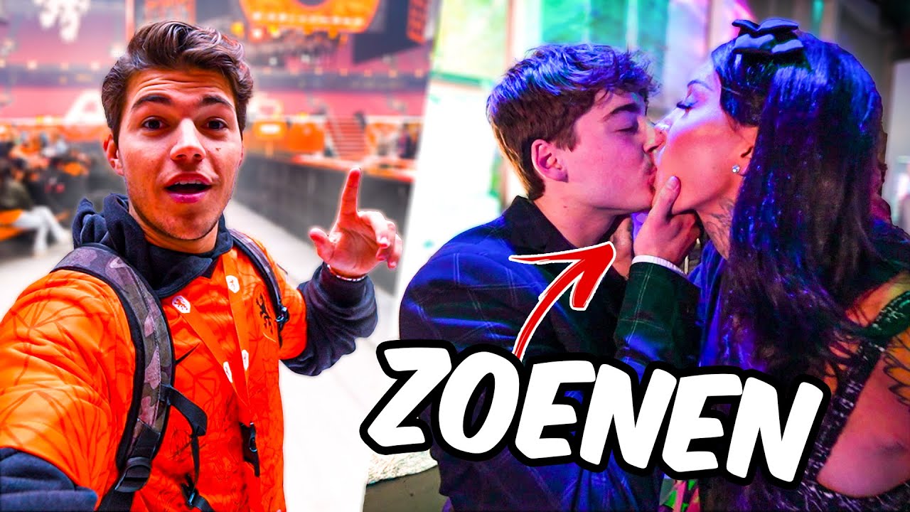 WK KIJKEN IN DE ARENA & TIKTOKKERS ZOENEN OP TIKTOK FEEST! 😱💋