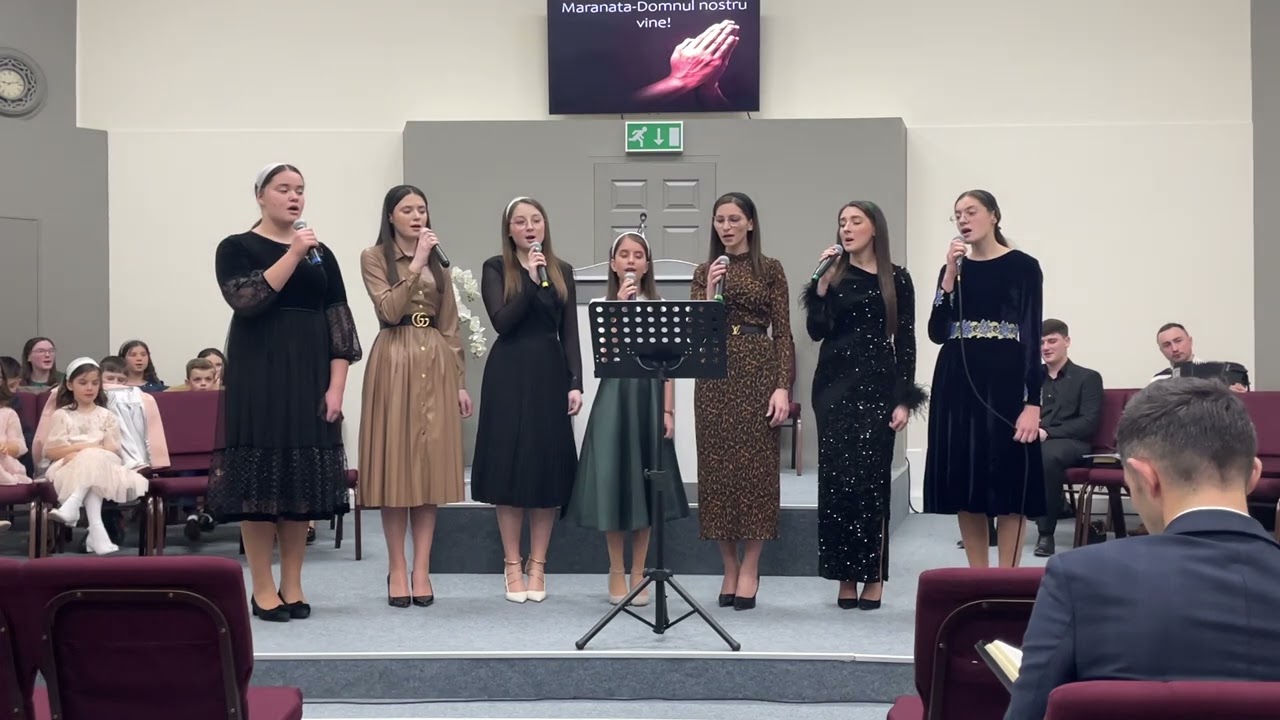 Grupul de fete - Un înger din cer veni la păstori, Elim Dublin. 15 Decembrie 2022