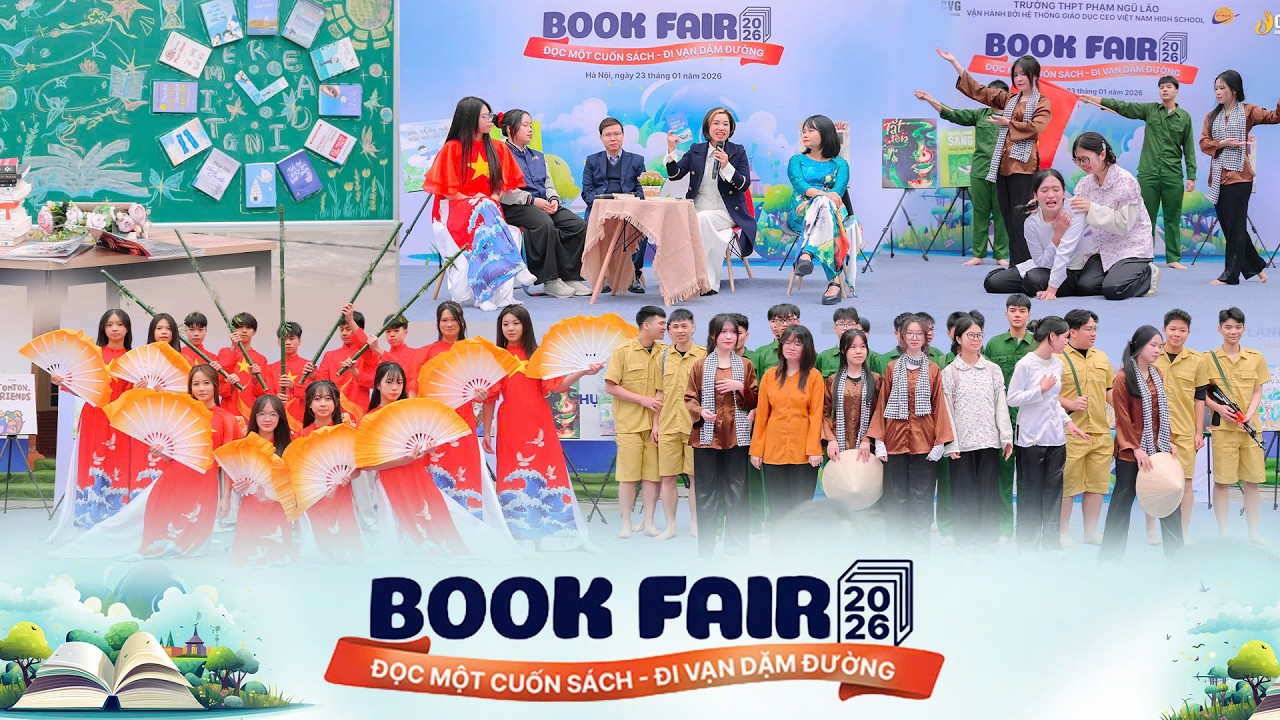 Book Fair 2026: Nuôi Dưỡng Văn Hóa Đọc Trong Nhịp Sống Hiện Đại | CEO High School
