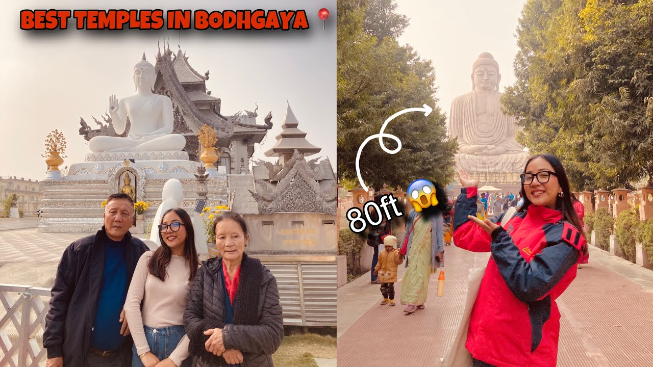 EXPLORING BODHGAYA BIHAR📍 // MUST VISIT TEMPLES OF BODHGAYA 🛕❤️