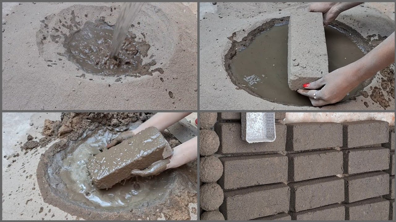 Most Request Video Pure Sand Pool Crumbling Dipping And Dry 