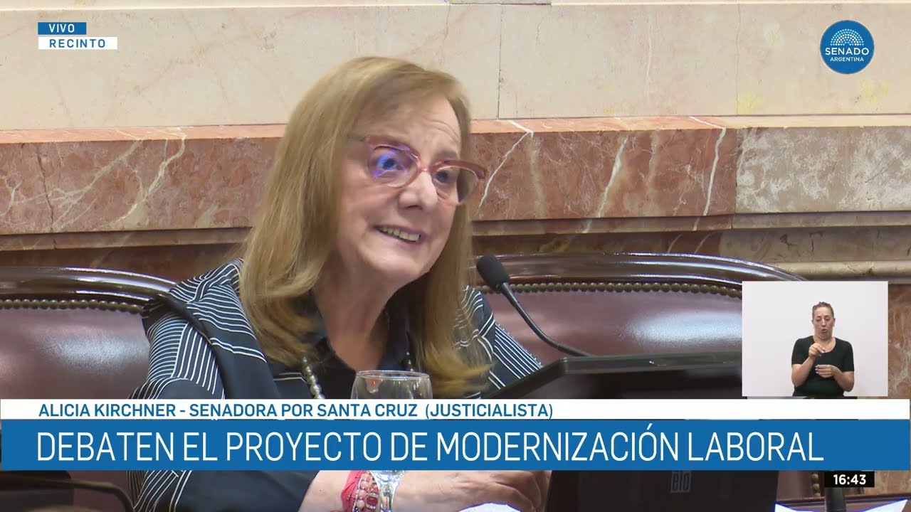 SENADORA ALICIA KIRCHNER - SESIÓN PÚBLICA ESPECIAL 11-02-26