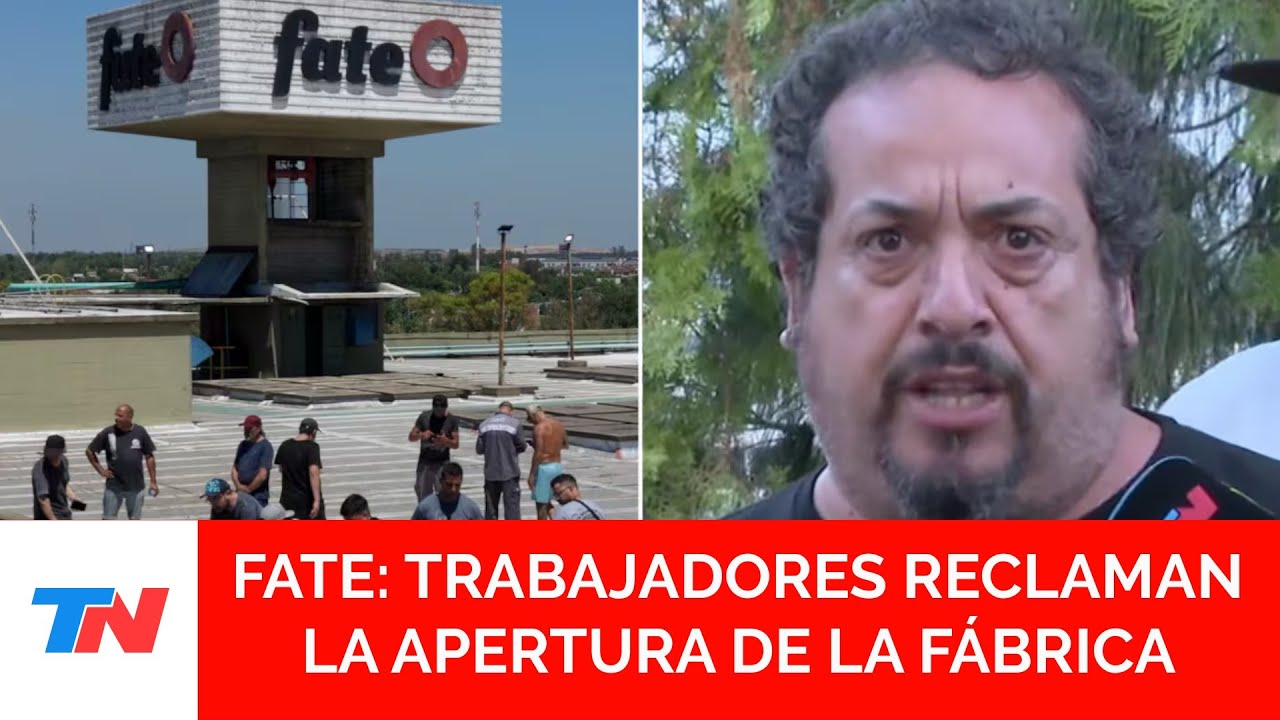 Los sindicalistas y empleados de FATE decidieron continuar con la toma de la fábrica de neumáticos