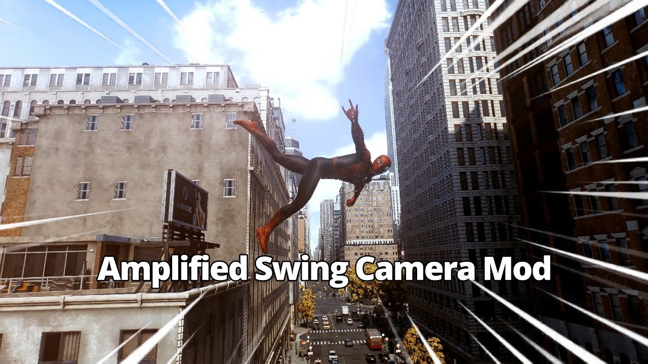 Marvel's Spider-Man 2 Realistic Swing camera Mod Gameplay