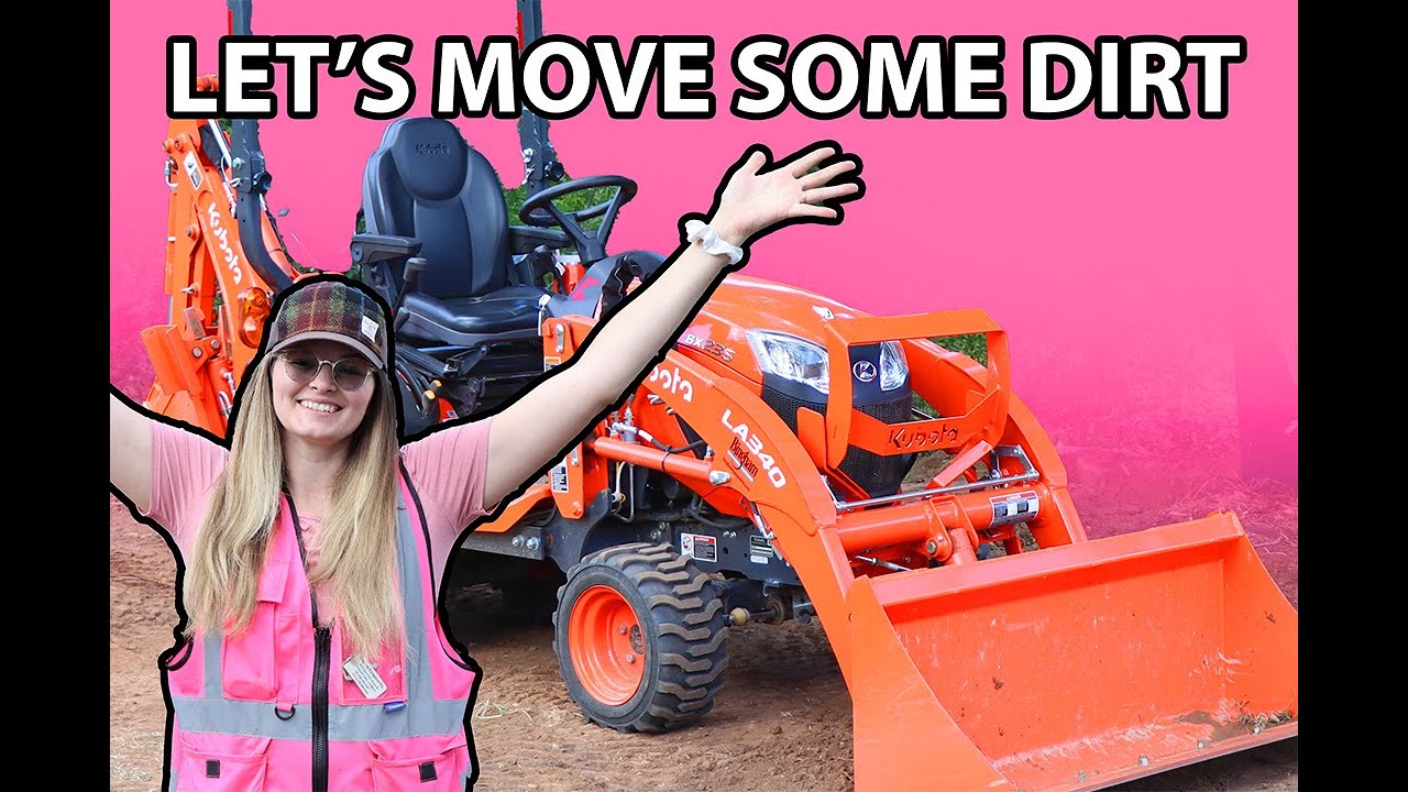 Do Tractor Chores with Me! - Pulling a Massive Metal Stake Out - Kubota BX23S