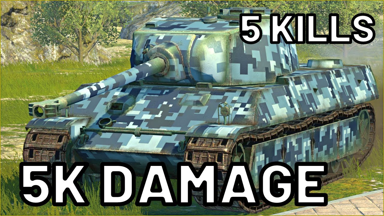 AMX M4 45 | 5K DAMAGE | 5 KILLS | WOT Blitz Pro Replays