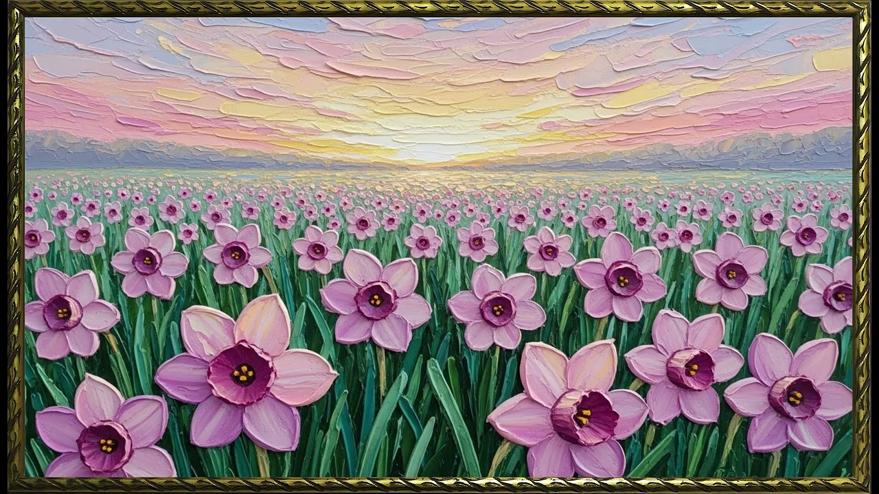Spring Light, Floral Delight| Dreamy Spring Floral Art for Frame TV | 4K Screensaver