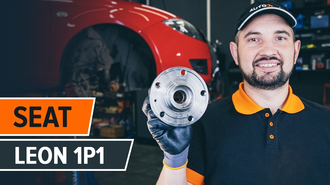Cómo cambiar los cojinete de rueda en SEAT LEON 1P1 [VÍDEO TUTORIAL DE AUTODOC]