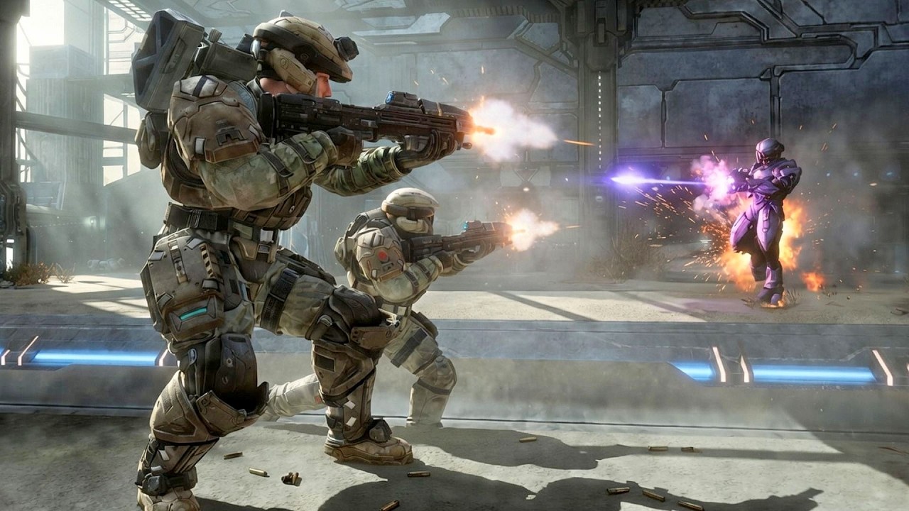 Battle of High Noon - HALO REACH AI Battles (UNSC vs Covenant)