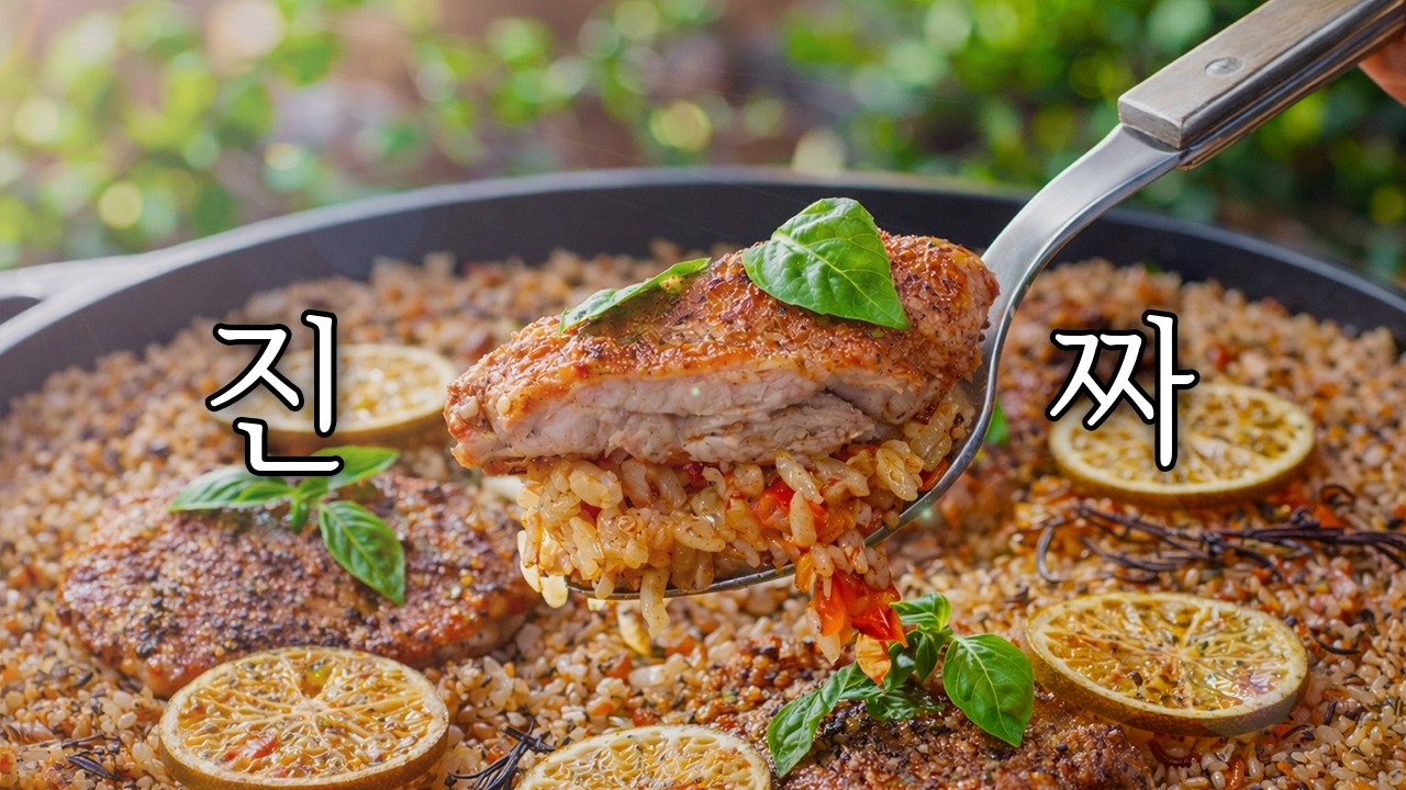 진짜, 이 정도면 말이 안 됩니다. 무쇠팬 하나로 초고퀄 파에야 스페인 솥밥