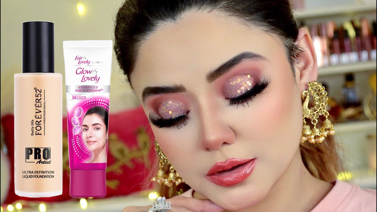 सरप्राइजिंग नाइट ईद उल-फितर मेकअप | Nude Peach Makeup | Party Makeup