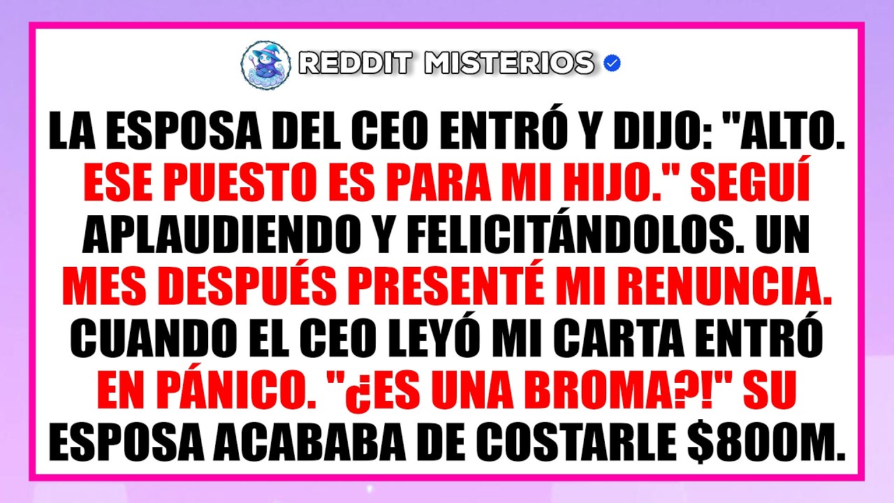 El jefe redujo mi salario a la mitad en la evaluación — No sabía que ya me habían reclutado