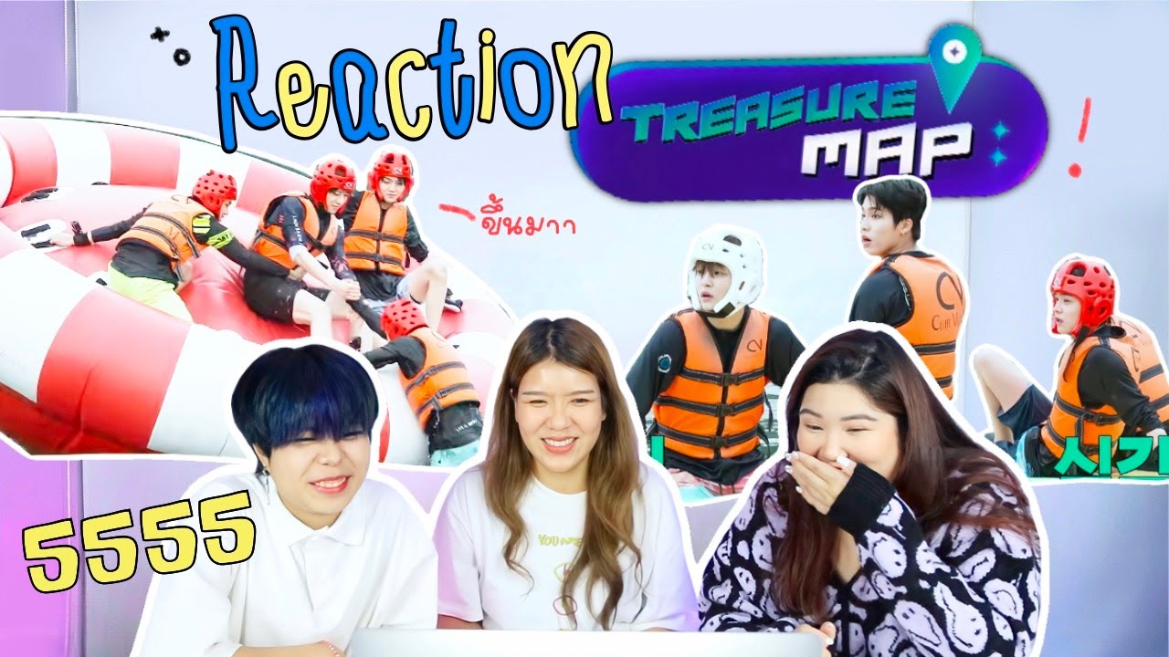 CARAT REACTION: TREASURE MAP EP.54 วันพักร้อนของน้องๆเทรเชอร์ ซัมเมอร์คิง!!! | CARROT SNAP