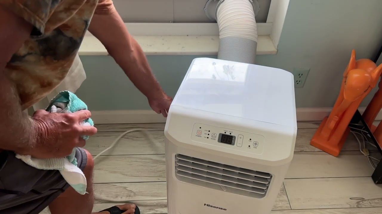 Как собрать и использовать портативный кондиционер Hisense 8000 BTU