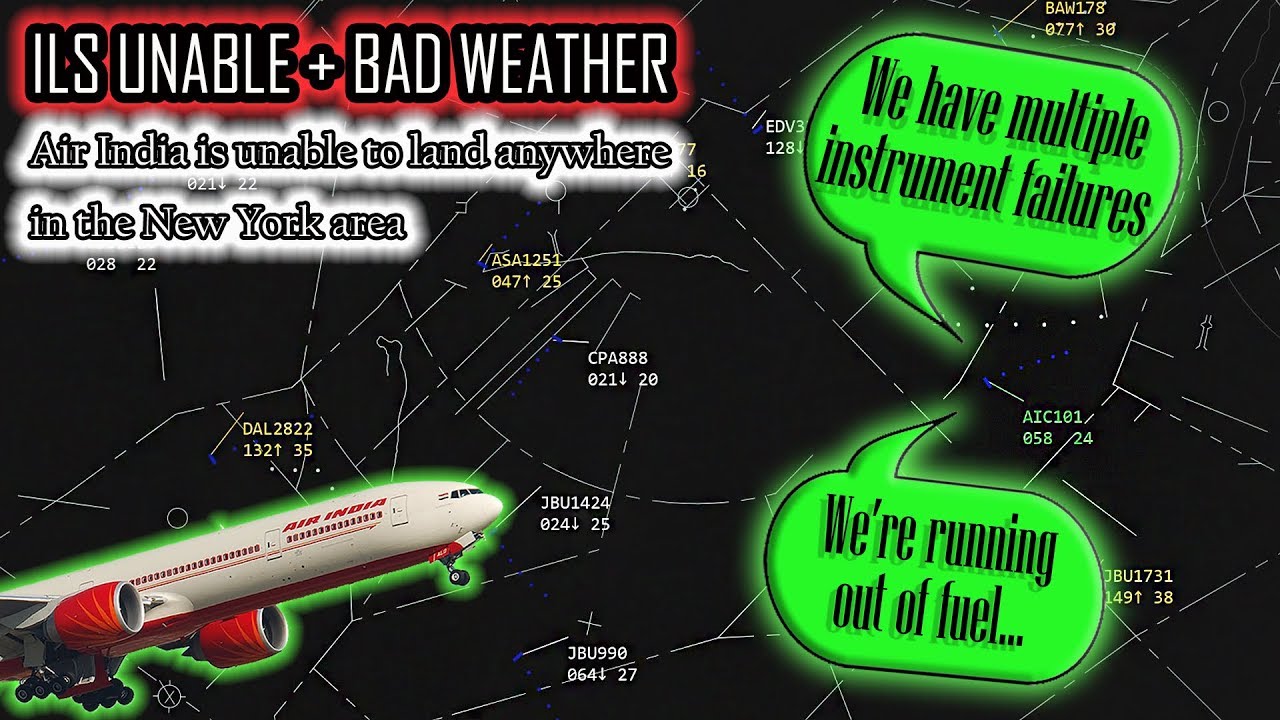 Air India LOSES MULTIPLE INSTRUMENTS AND CAN'T LAND ANYWHERE!