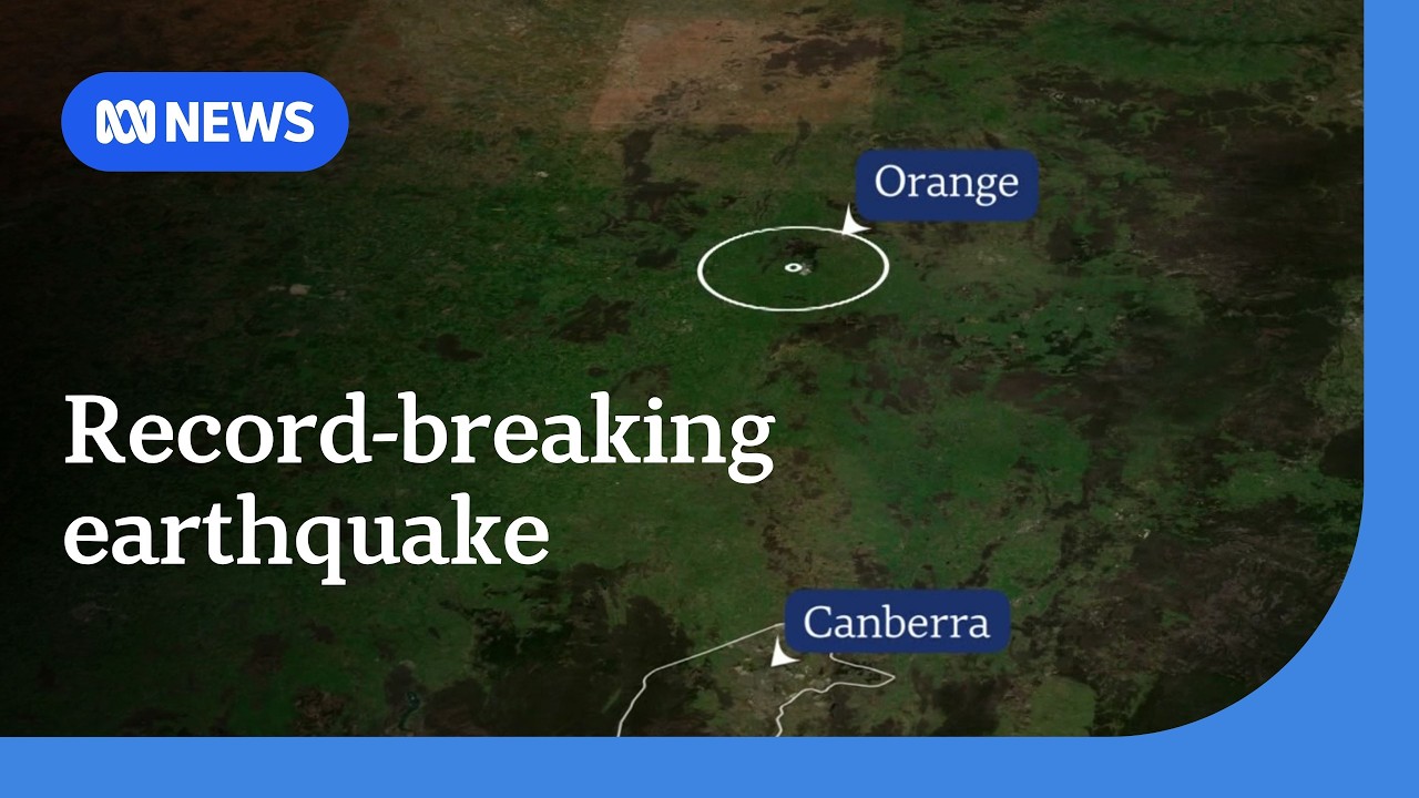 NSW town of Orange hit by record-breaking earthquake | ABC NEWS