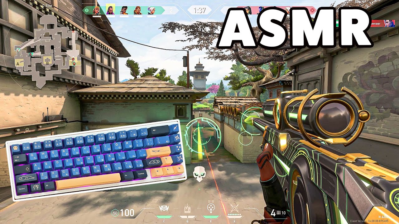 ASMR Valorant Gameplay | Keyboard and mouse sounds