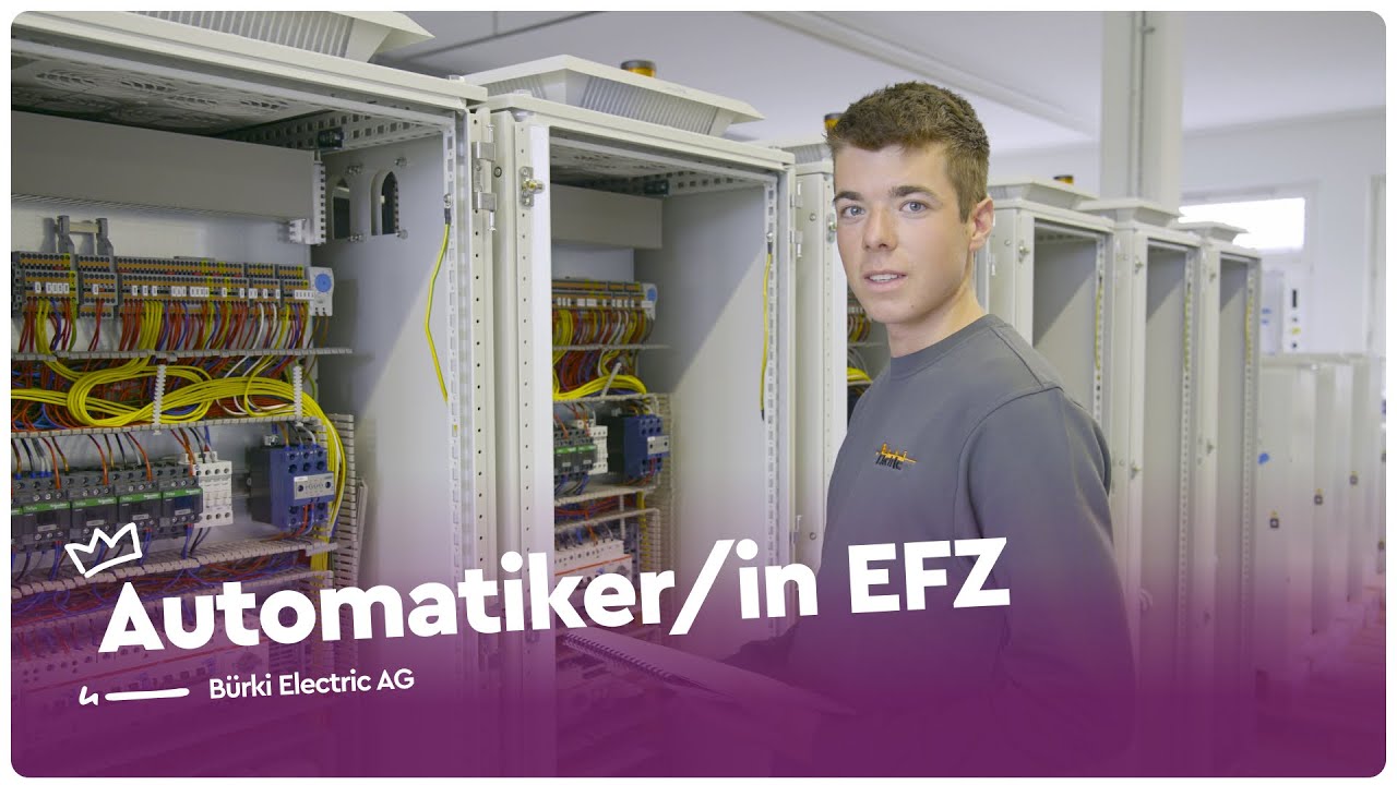 Verdrahten und verkabeln als Automatiker/in EFZ | Lehrstellenvideo | Yousty