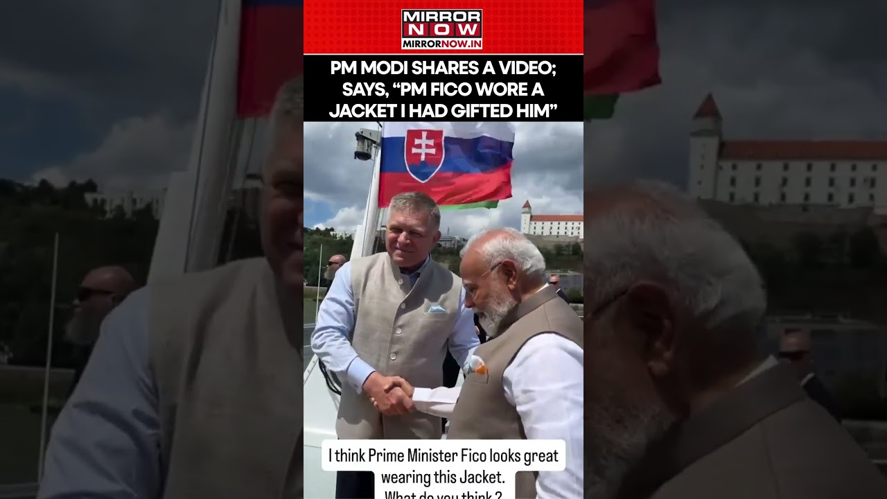 PM Modi Shares Video, Says 'Prime Minister Fico Wore Jacket Gifted By Him' #shorts #ytshorts