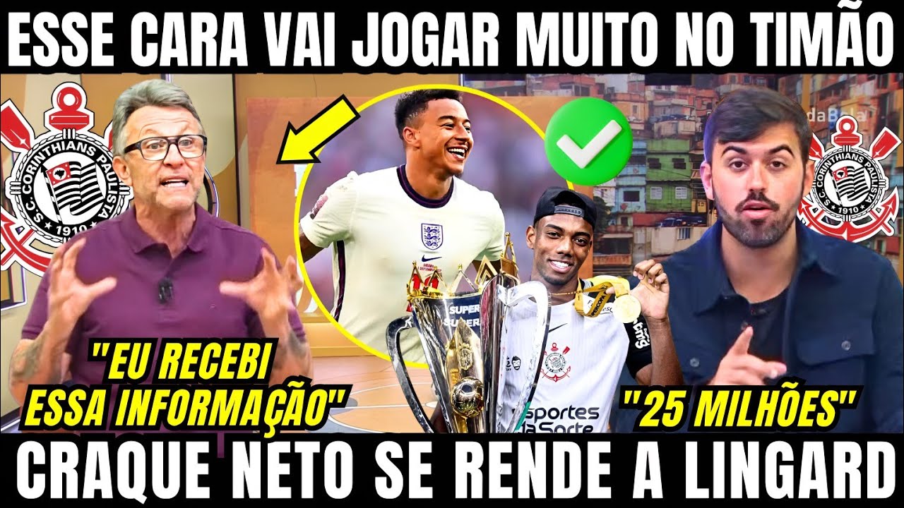 CRAQUE NETO SE RENDE A NOVO REFORÇO DO CORINTHIANS E LUIS FABIANO REVELA VALOR OFICIAL POR ANDRÉ 
