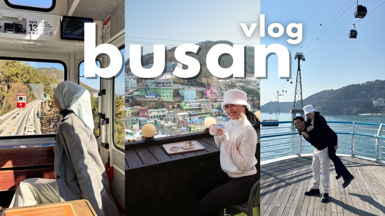 Weekend in BUSAN |  KTX Train, Jagalchi Market, Sky Capsule, Gamcheon Village, Songdo Cable Car